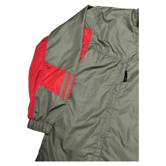 ADIDAS Retro Y2K Lightweight Activewear Splash Windbreaker Jacket Mens Small - Picture 4 of 5